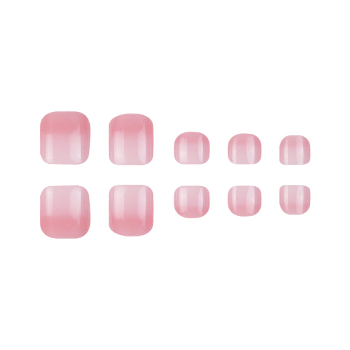 Elegant Gel Press-On Toenails Bowlift