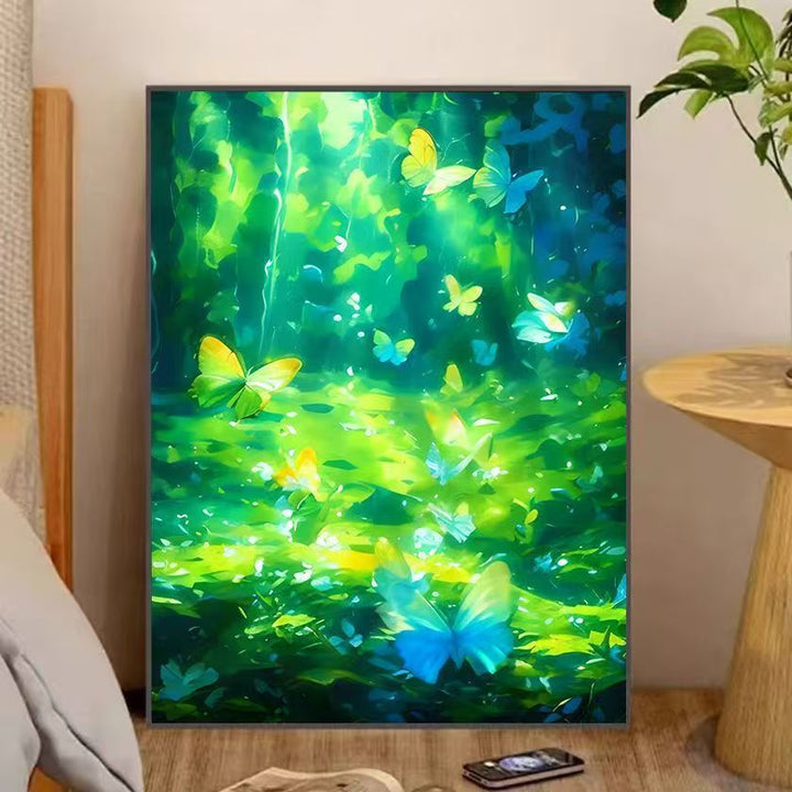 Fantasy Forest Butterfly Wall Art Bowlift