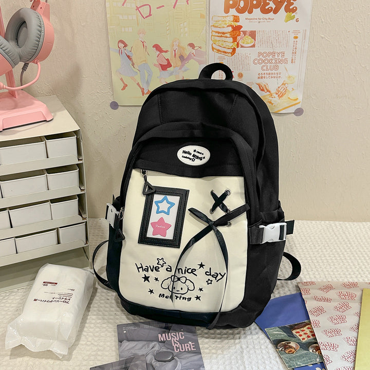 Whimsical Multi-Pocket Backpack Bowlift