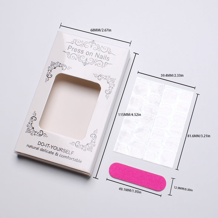 Artistic Press-On Nail Art Set Bowlift