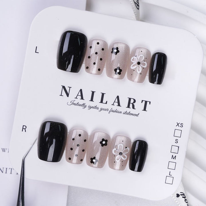Artistic 3D Butterfly Press-On Nail Set Bowlift