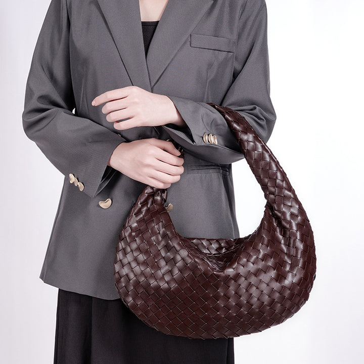 Designer Woven Handbag Bowlift