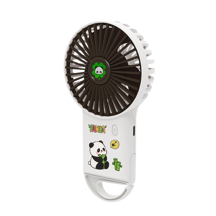 Ladies Portable Hand Fan with Powerful Battery Function Bowlift