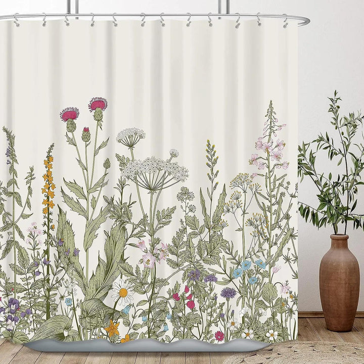 Botanical Garden Shower Curtain Bowlift