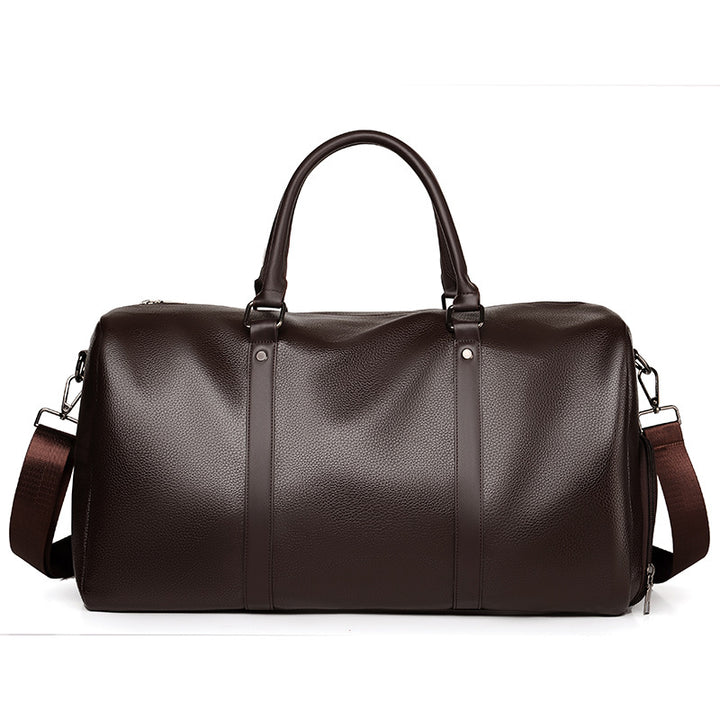 Premium Leather Travel Duffle Bowlift