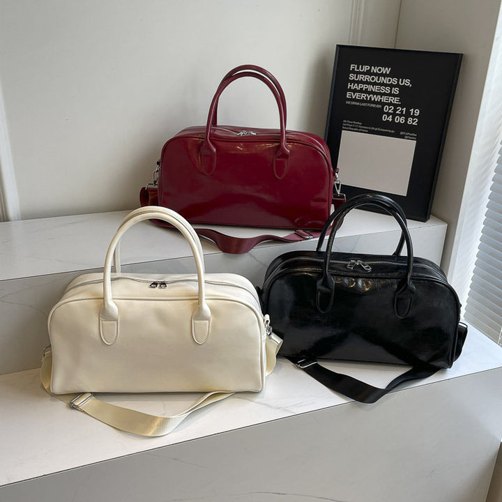 Elegant Weekend Bag in Vintage Style Bowlift