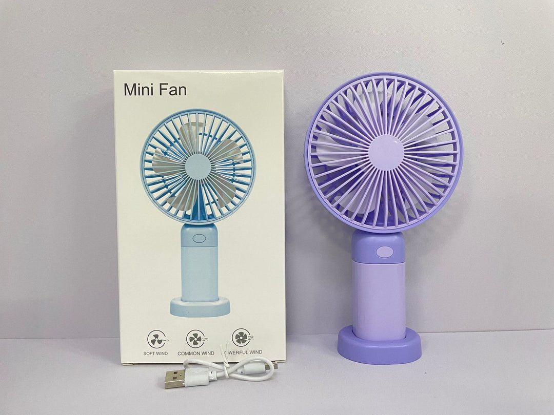 Unisex Portable Mini Fan with USB Charging Function and Multiple Speed Levels Bowlift