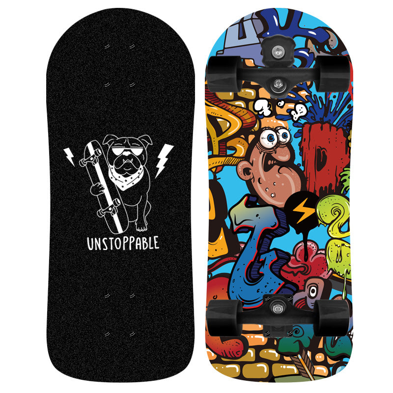 Kids Cartoon-Themed Skateboard Bowlift