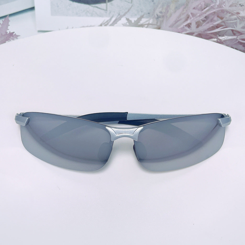 Men's sporty sunglasses with polarized lenses and flexible frame Bowlift