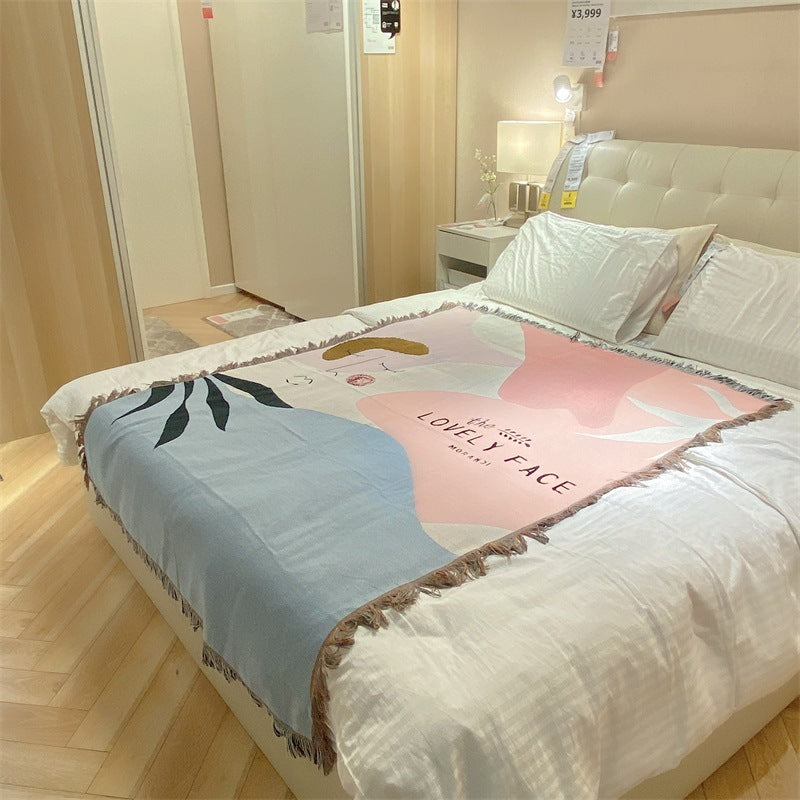 Artistic Patterned Throw Blanket