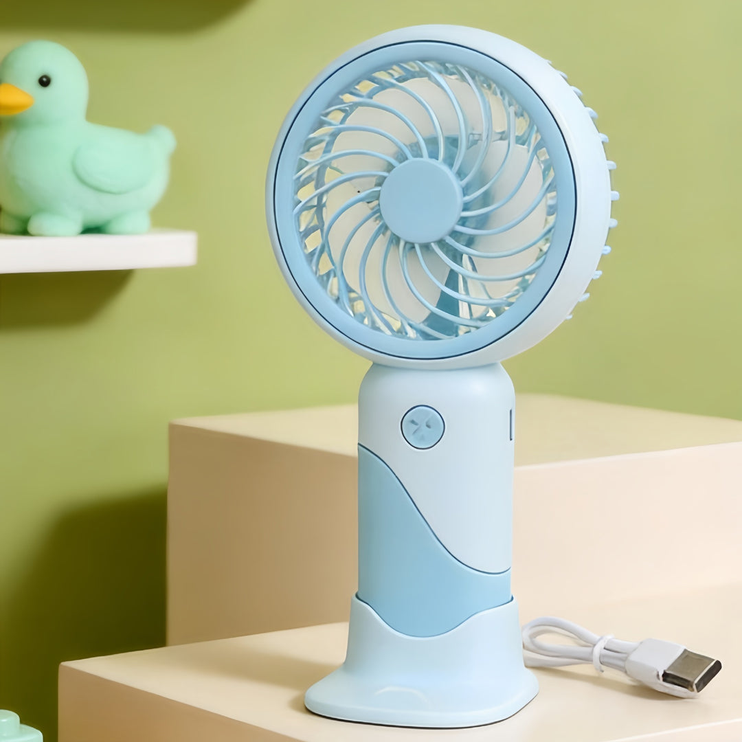 Unisex Portable Table Fan with USB Connection Bowlift