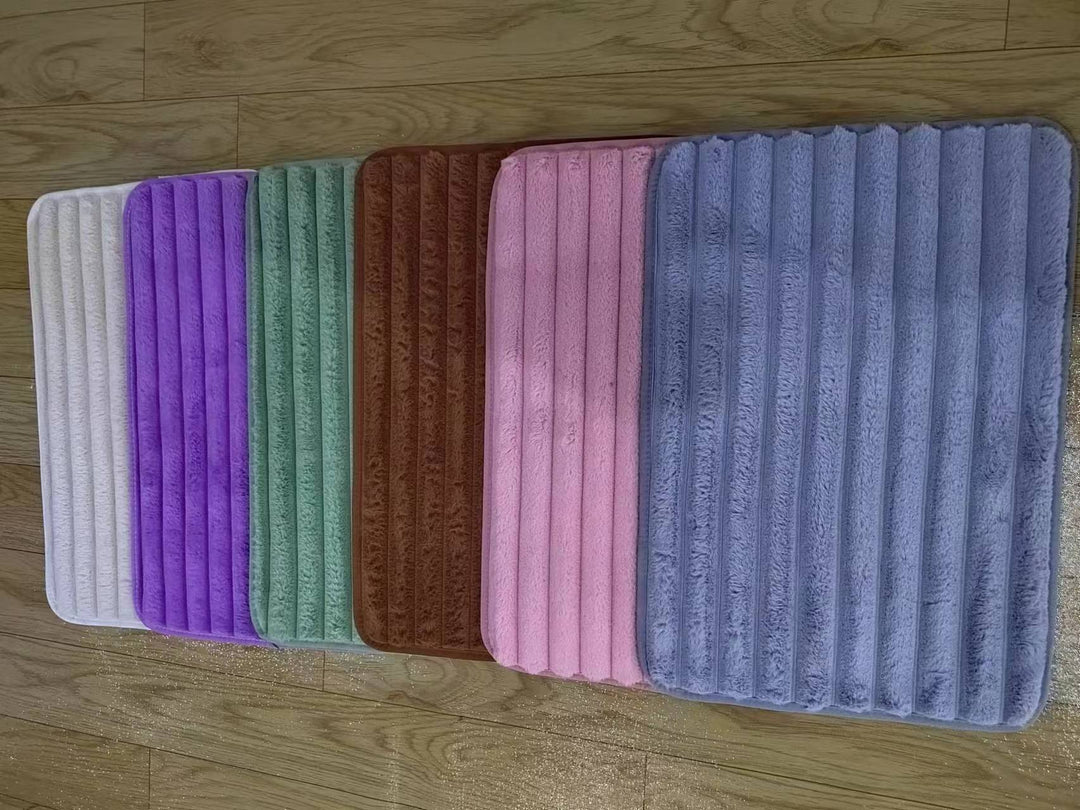 Absorbent Memory Foam Bath Mat Bowlift