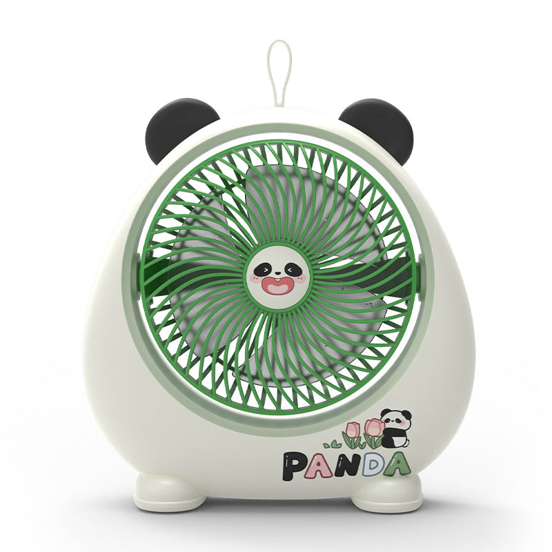 Ladies Portable Hand Fan with Stylish Panda Design Bowlift