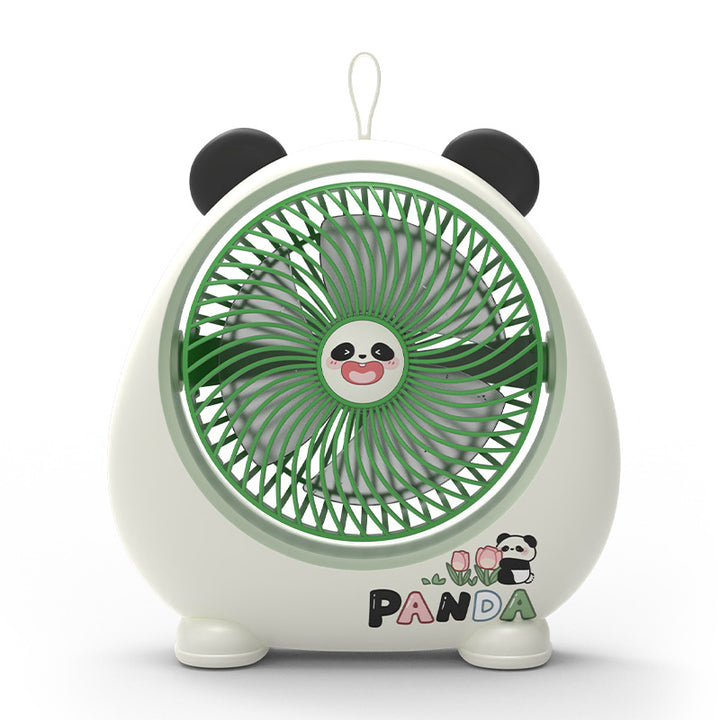 Ladies Portable Hand Fan with Stylish Panda Design Bowlift