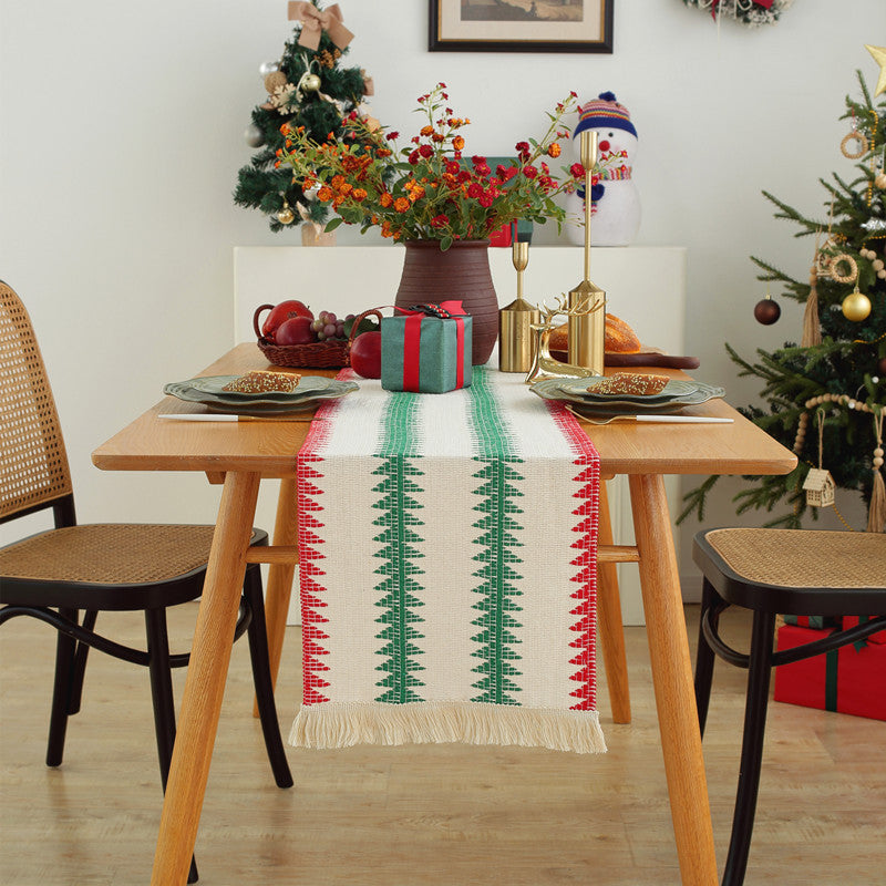 Festively Patterned Table Runner