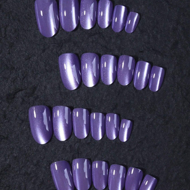 Elegant artificial nails with shimmering gradient effect Bowlift