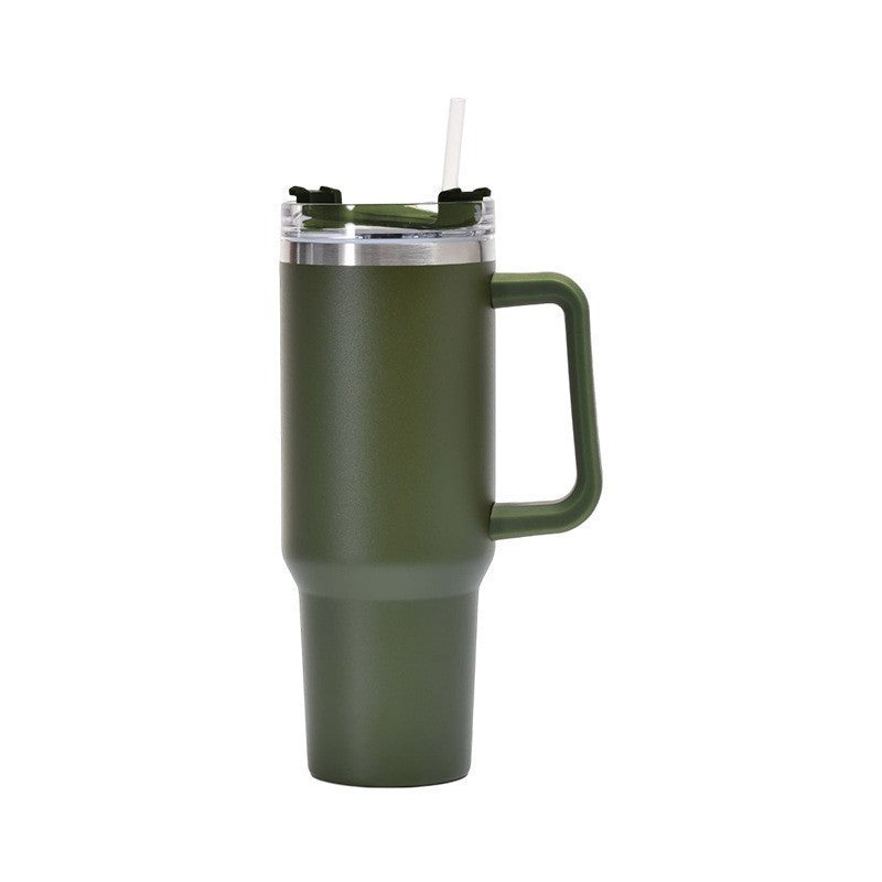 Women's Insulated Drinking Cup with Handle and Straw Bowlift