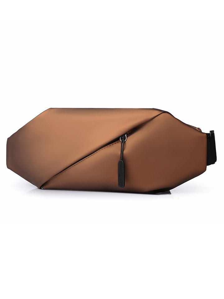 Modern Structured Leather Sling Bag Bowlift