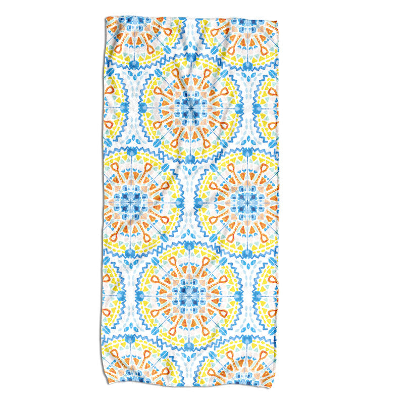 Beach blanket with creative art design Bowlift