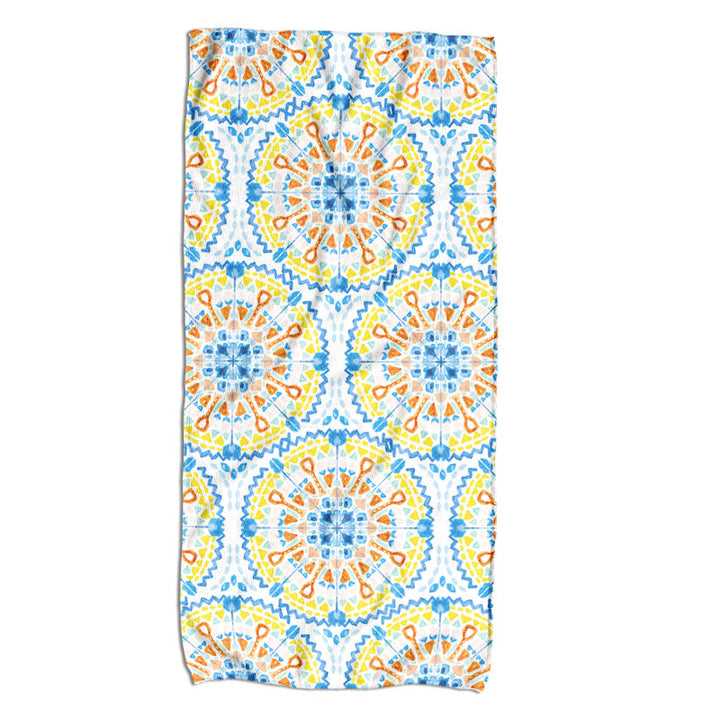 Beach blanket with creative art design Bowlift