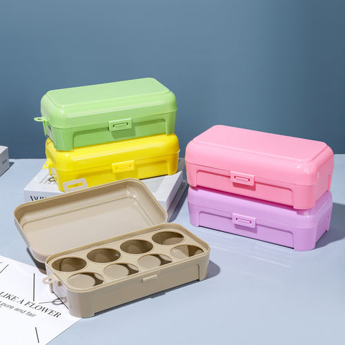 Clear Multi-Compartment Organizer Box Bowlift