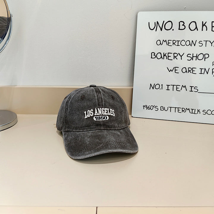 Women's Vintage-Inspired Fabric Baseball Cap Bowlift