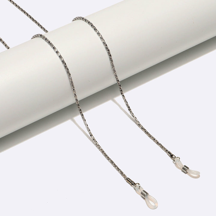 Elegant Heart-Shaped Pearl Chain Eyewear Holder Bowlift