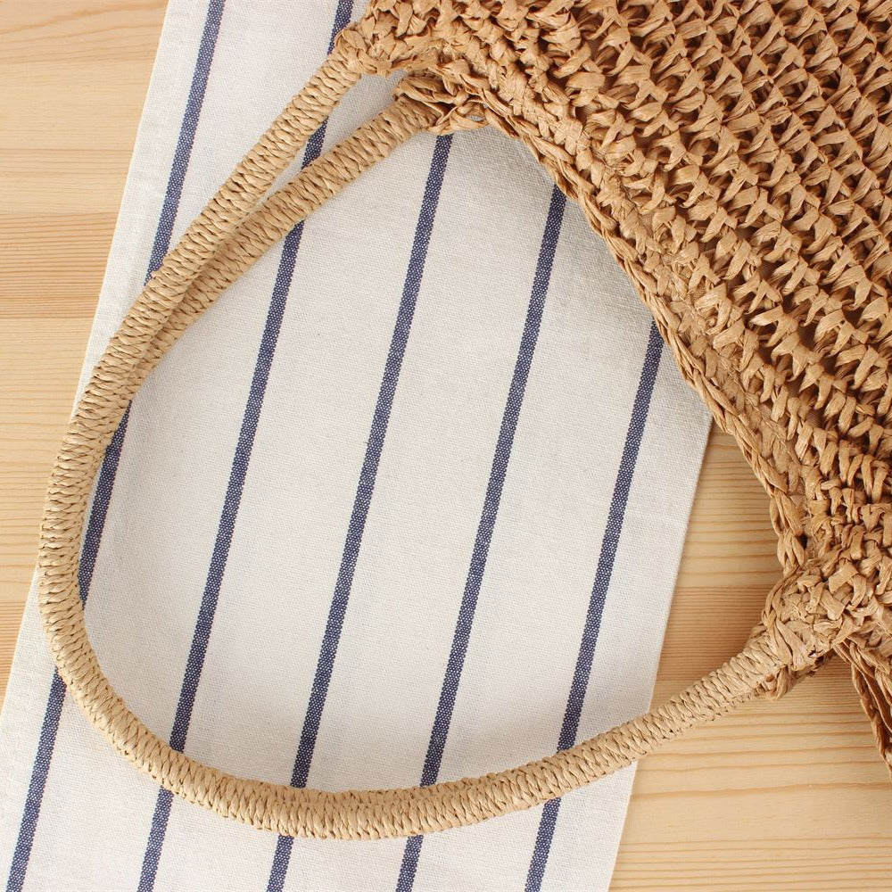 Large, Handcrafted Rattan Shopper Bowlift