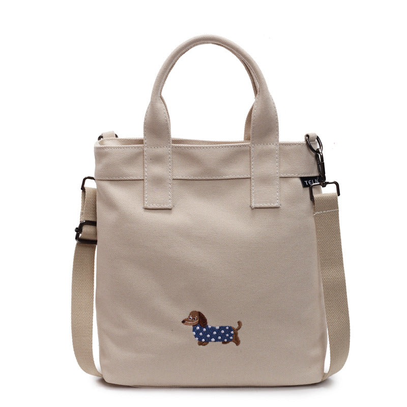 Stylish Canvas Handbag Bowlift