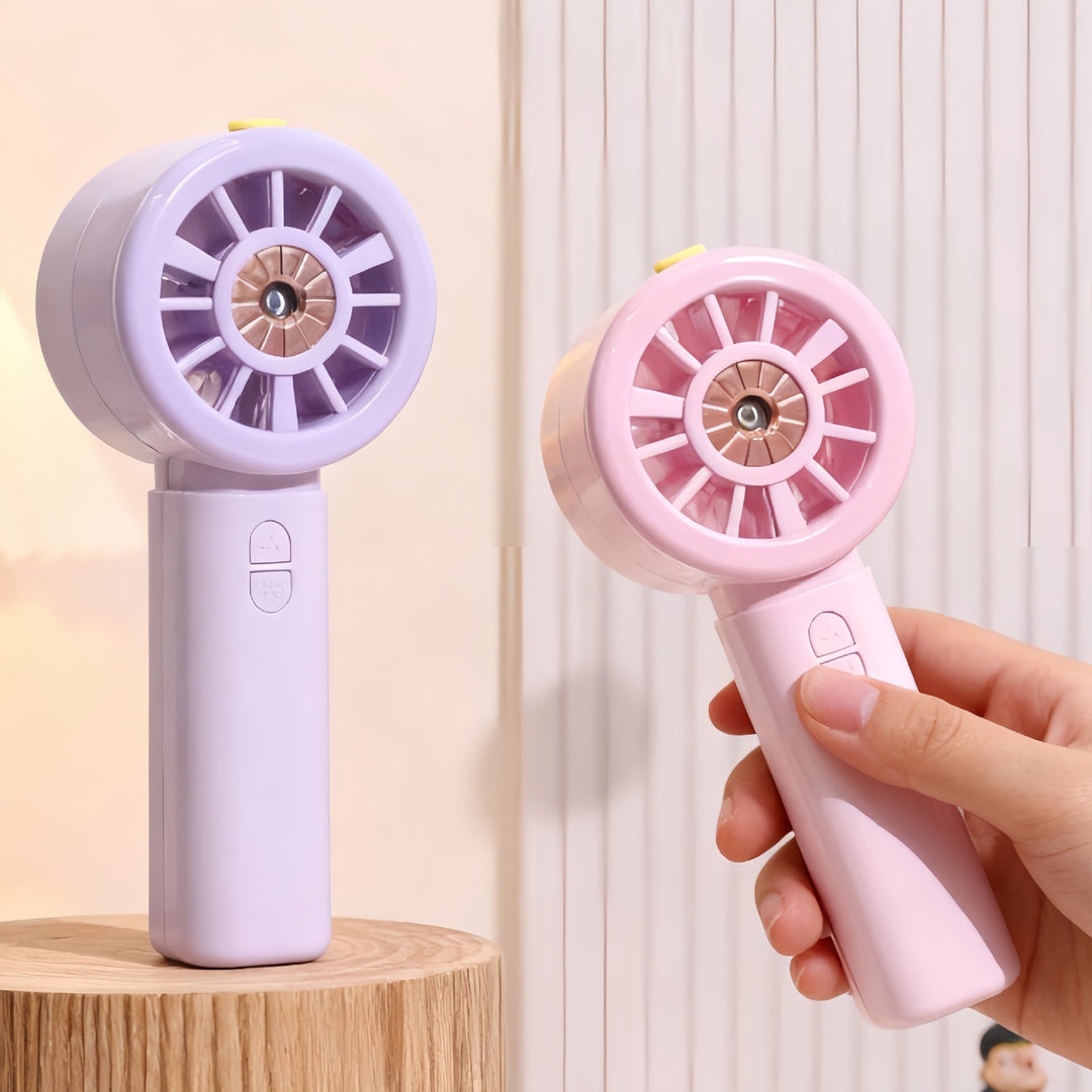 Unisex Handheld Fan with Spray Function Bowlift