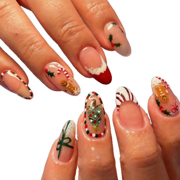 Festive Artificial Nail Creations Bowlift