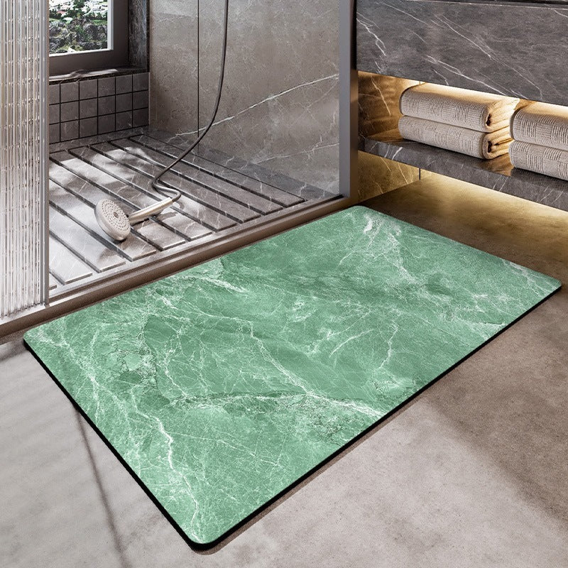 Luxury Marble Design Bath Mat Bowlift