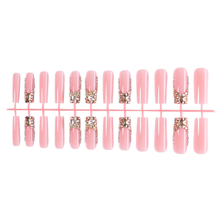 Art nail set with glitter decorations Bowlift