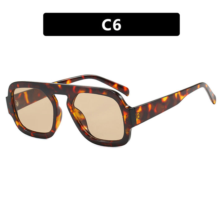 Women's trendy sunglasses with distinct angular design and UV protection Bowlift