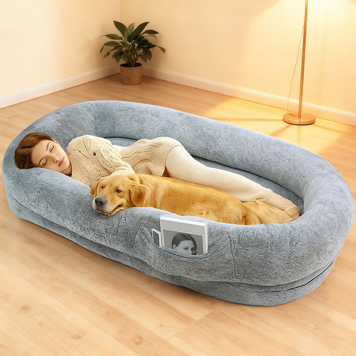 Plush Supportive Dog Bed