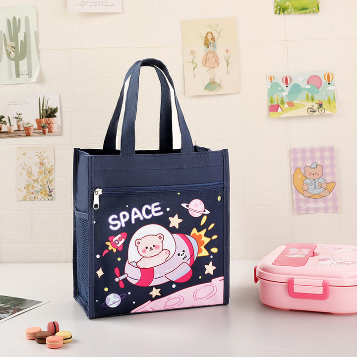 Space-Themed Insulated Lunch Carrier Bowlift
