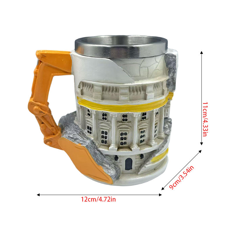 Creative Construction Worker Mug Bowlift