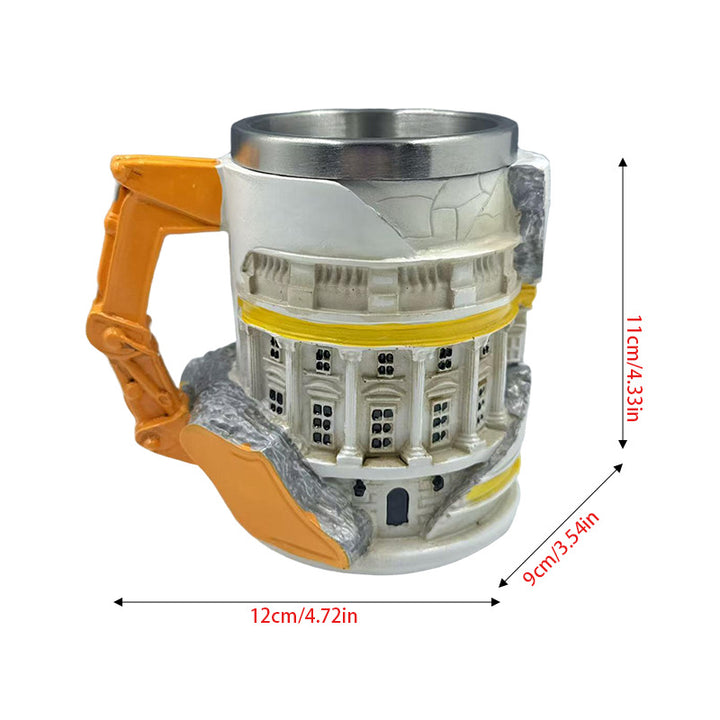 Creative Construction Worker Mug Bowlift