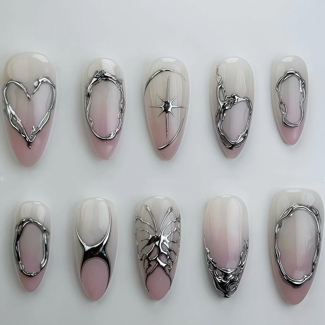 Thematic Artisan Press-On Nail Set Bowlift
