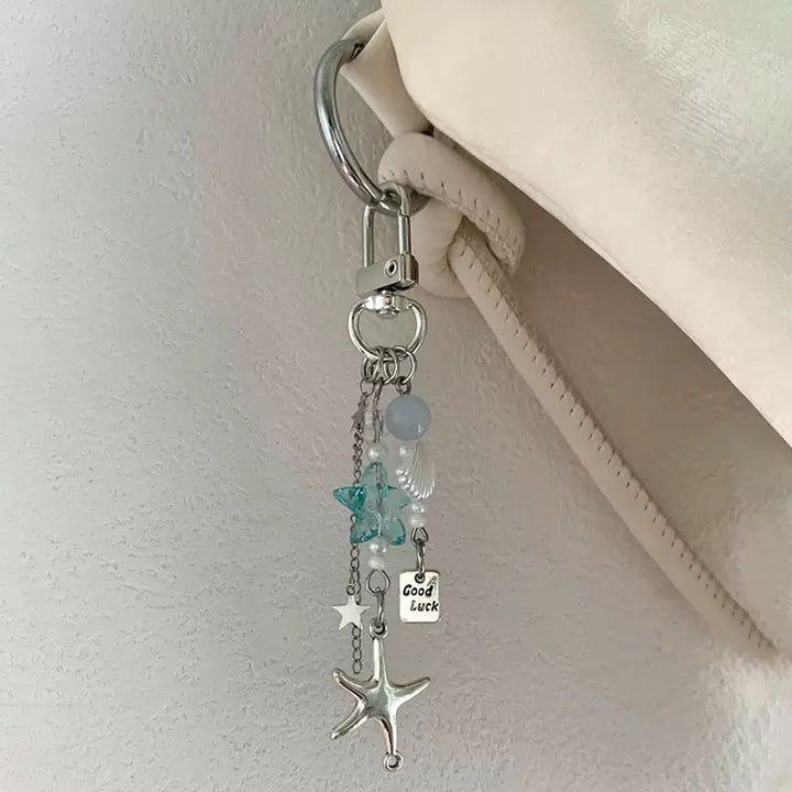 Keychain with Maritime Lucky Design Bowlift