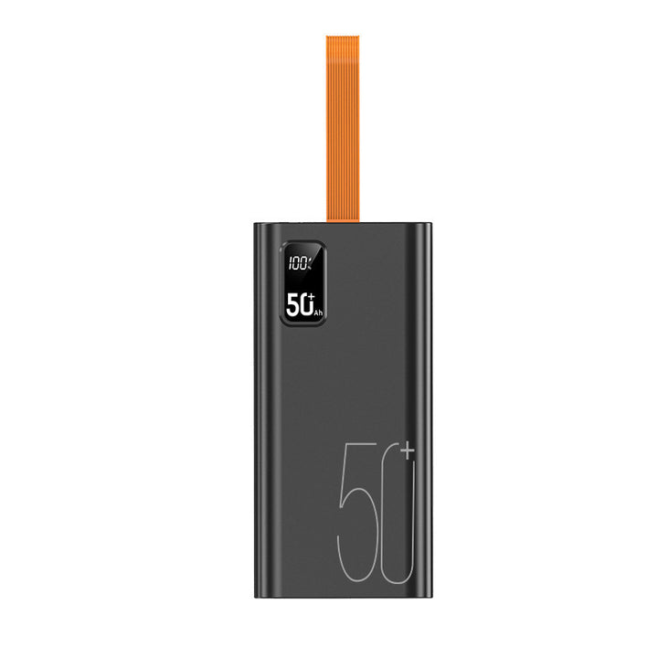 Portable Multi-Slot Power Bank with Digital Charging Status Indicator Bowlift
