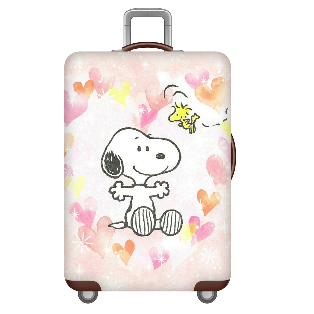 Women's Hardshell Travel Suitcase with Floral Decoration Bowlift