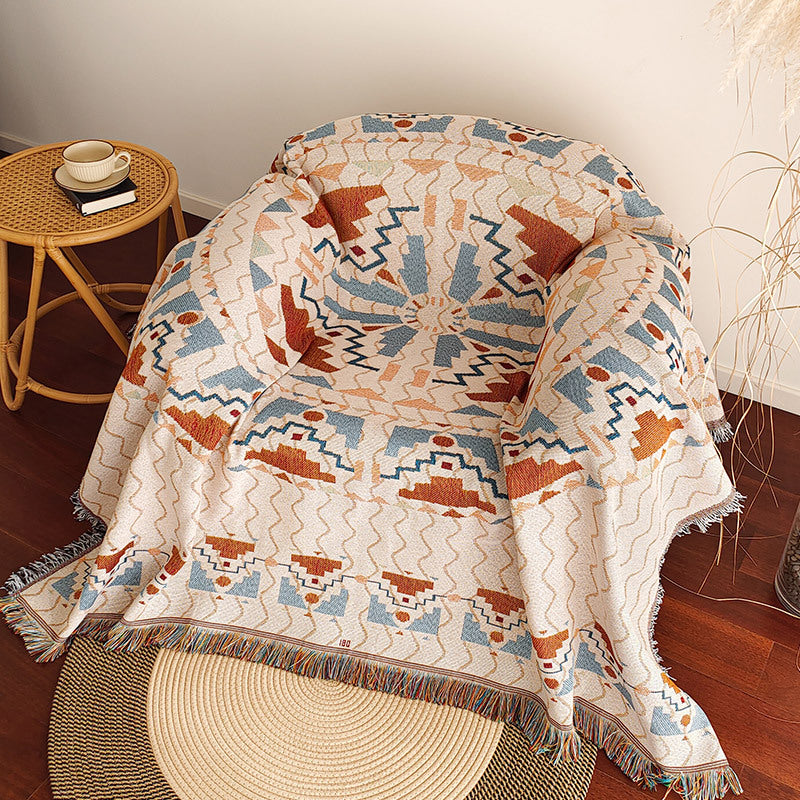 Artistic Woven Throw Blanket