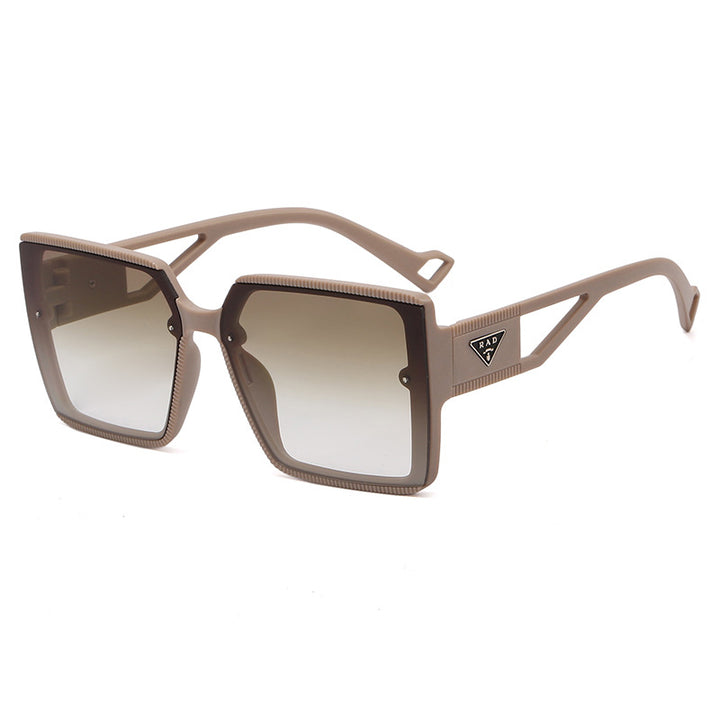 Women's fashionable square sunglasses with unique frame structure Bowlift