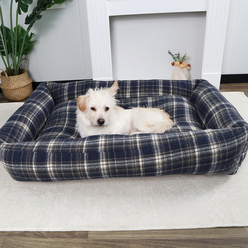 Cozy Fleece-Lined dog bed