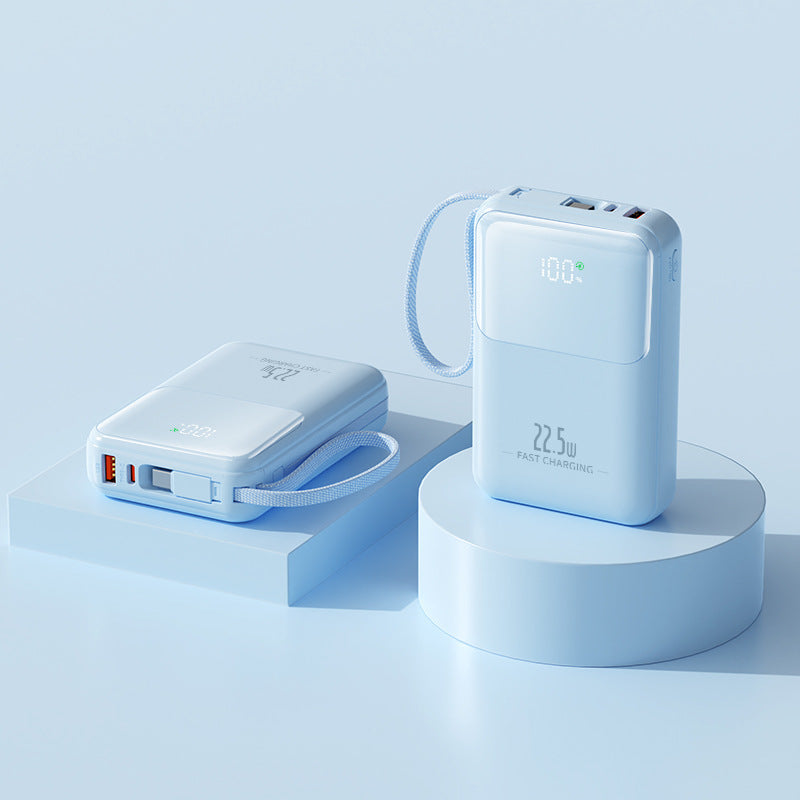 Power bank with fast charging and intelligent LED display Bowlift