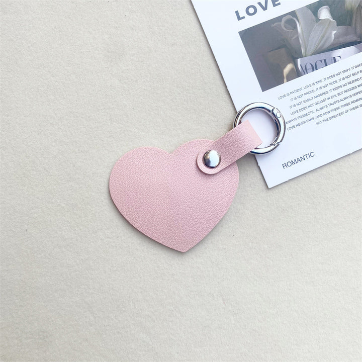 Leather Heart-Shaped Keychain Bowlift