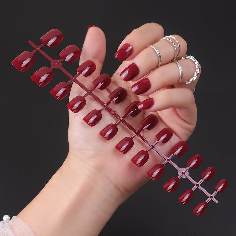 Glossy Press-On Nail Set Bowlift 1789086048