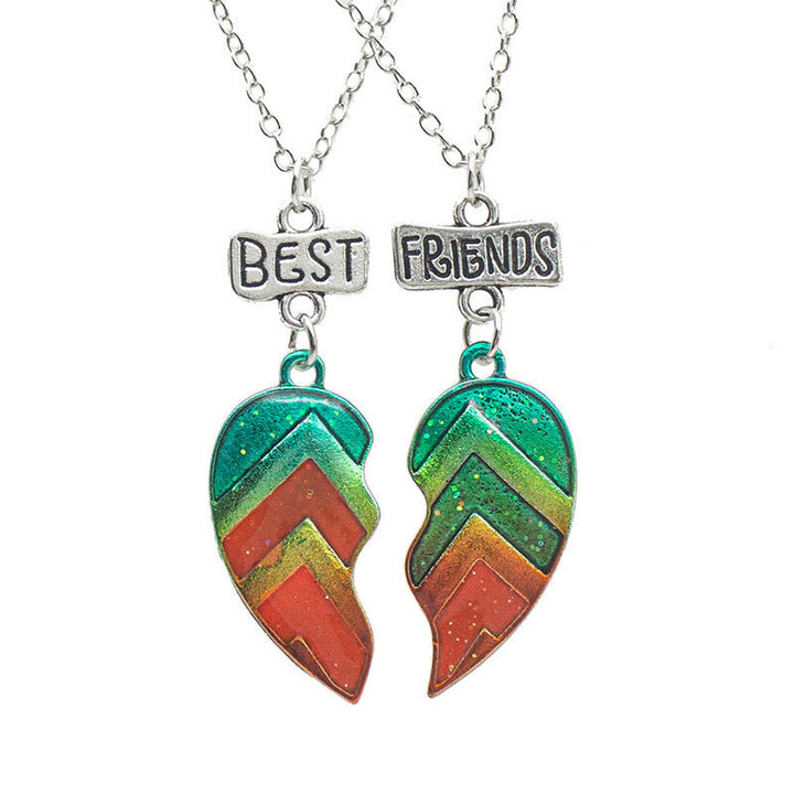 Friendship Heart Pendant Necklace Bowlift