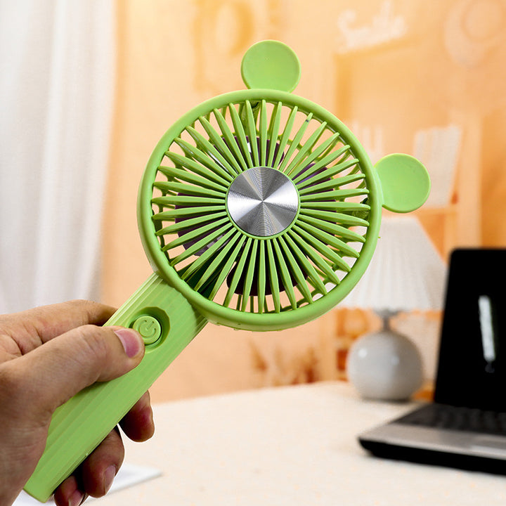 Women's Portable Mini Fan in Cute Animal Design Bowlift